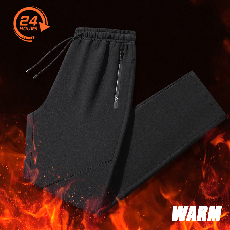 Winter Clothing Hiking - Men Winter Warm Pant Thicken Sweatpants