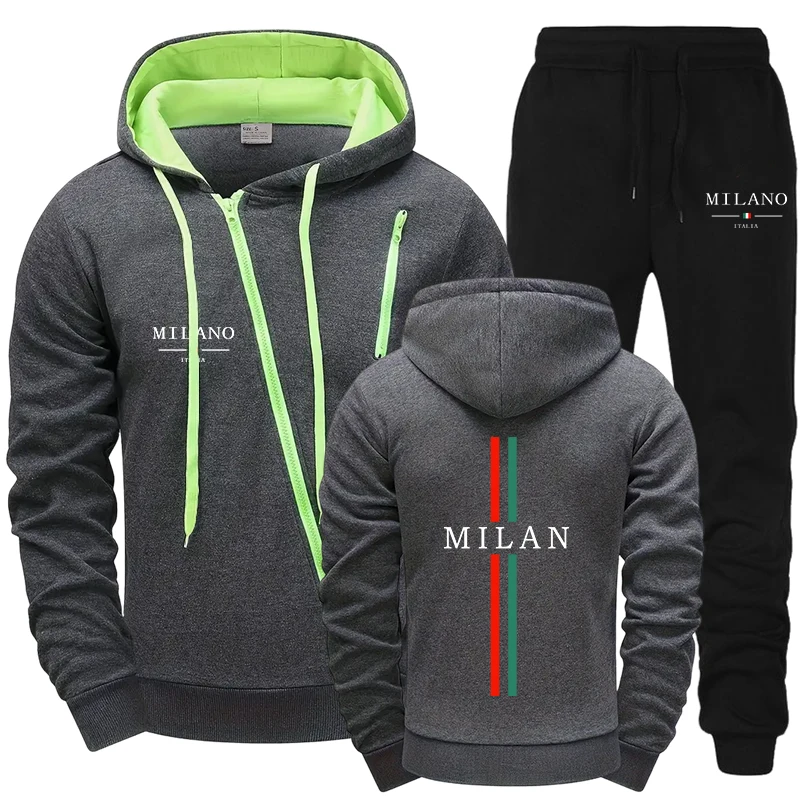 Men Tracksuit Sets Fashion Cas - Winter Clothing Pk ulasan dan harga